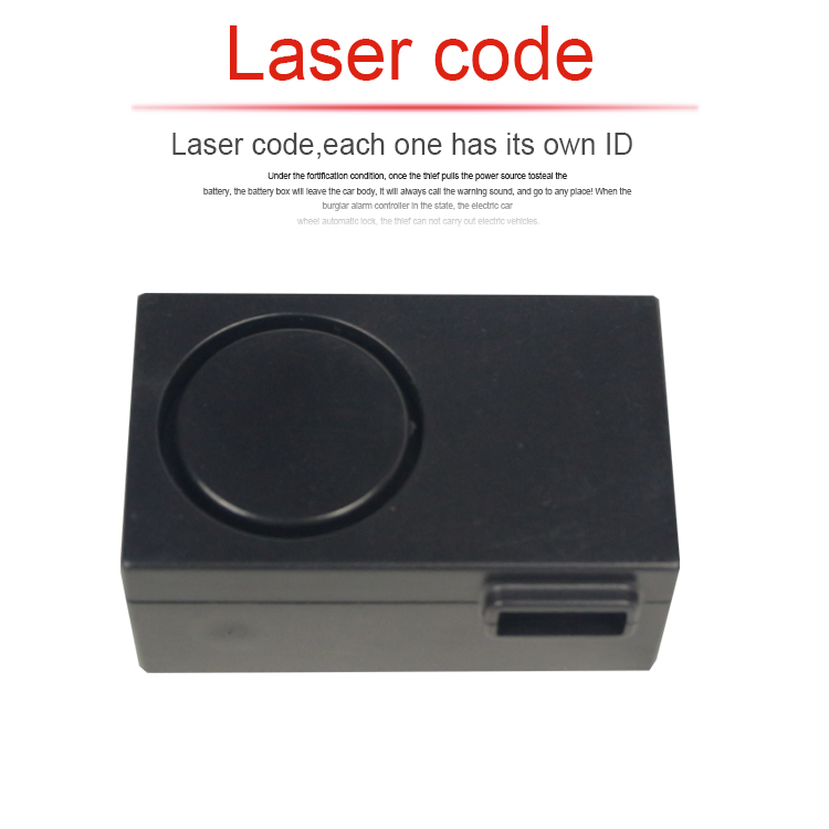 Electronic anti-theft alarm system for electric scooter/bike/motorcycle RP-501
