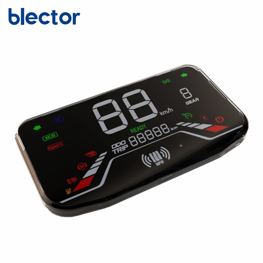 NFC power on/off LED digital scooter display 605