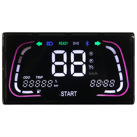 Colorful LED digital display for electric scooter/motorcycle/mopeds RJ602