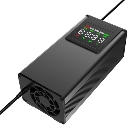 72V 4A Intelligent lead-acid battery charger with battery status display