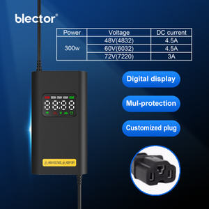 72V 3A Intelligent lead-acid battery charger with battery status display